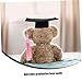 Zerodeko Graduation Stuffed Animal Outfit Plush Bear Gown Cap Costume Soft Graduation Clothes for Bears Adorable Party Supplies for All Stages