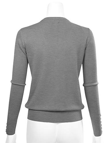 Image of Allsense Women's Long-Sleeve V-Neck Cardigan Sweater | Button Down, Lightweight Soft Knit