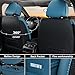 Coverado Seat Covers Full Set, 5 Seats Breathable Faux Leather Seat Covers for Cars, Car Seat Cover Winter, Car Seat Protector Car Seat Cushion, Automotive Seat Cover Universal Fit Most Vehicles, Blue