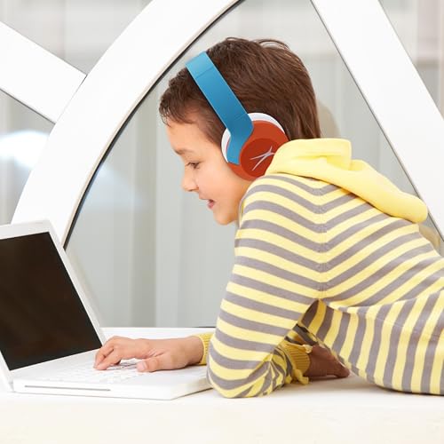 Image of Altec Lansing Kid Safe Noise Cancelling Wireless Headphones 15H Battery, 85dB Volume Limit, Foldable Design Powerful Sound, Active Noise Cancellation Perfect for Kids Ages 7+