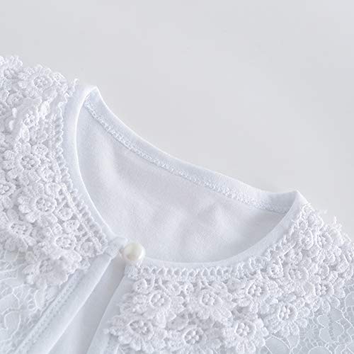 Image of CHENXIN Girl Shrugs Knit Long /Short Sleeve Lace Bolero Cardigan Shrug