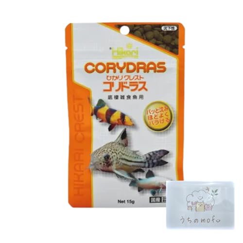 キョーリン ヒカリ ひかりクレスト コリドラス 15g 1個 クレスト 熱帯魚 餌 エサ + うちのmofu限定ポケットティッシュ付き