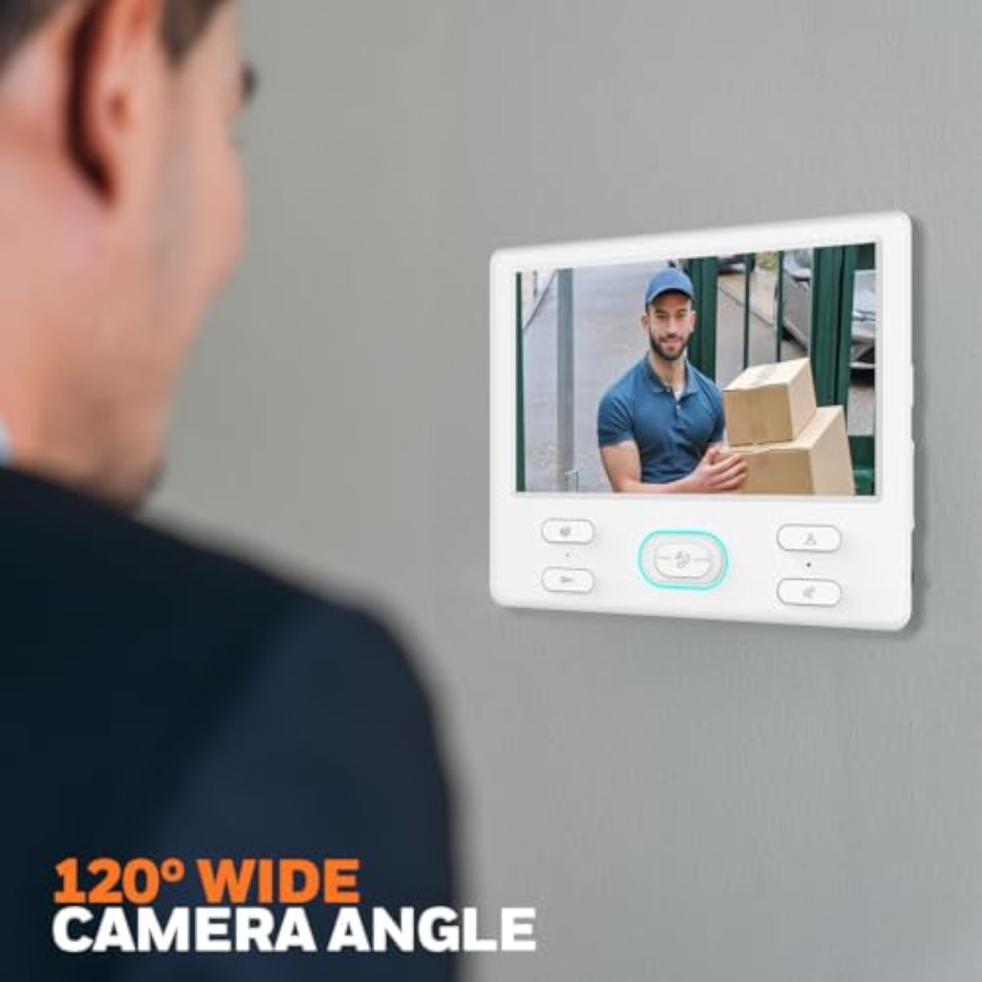 Analog Video Door Phone with 7" TFT LCD Screen