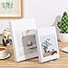Memorywuu 6 Pack Acrylic Book Stand for Display Adjustable Clear Display Holder Easel Collector Stand for Home Office Back to School Comic Album CD Magazine Postcard Artworks (4.2 x 4.3 x 2.35 Inch)