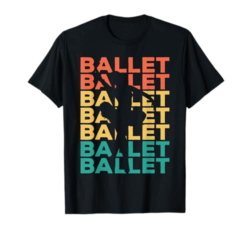 Retro Vintage Ballet Gift For Ballerinas T-Shirt