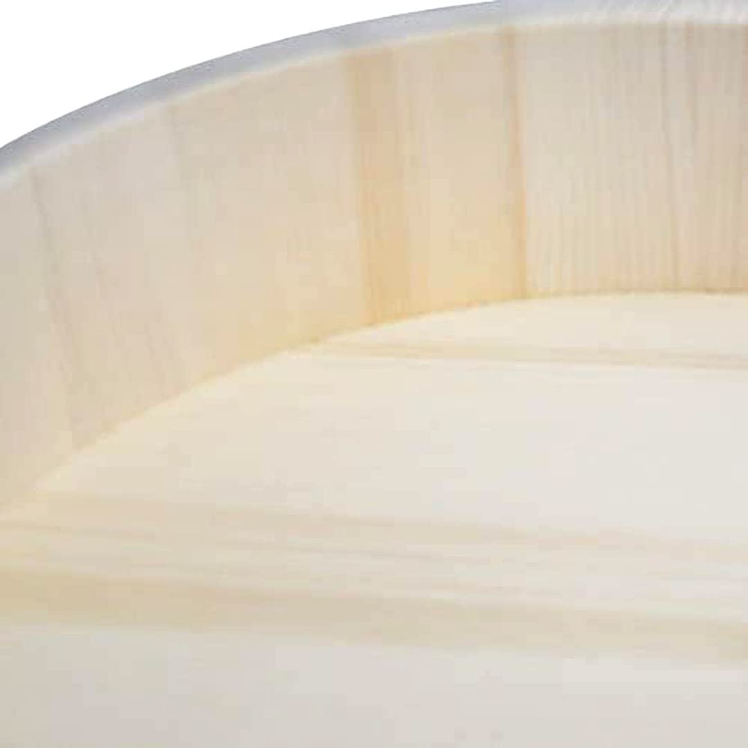 TIKUSAN Hangiri - Vaschetta per mescolare riso e sushi, in legno, con fascia in polipropilene, realizzata in Giappone, in abete Momi, per sushi, riso, sushi oke (30 cm)