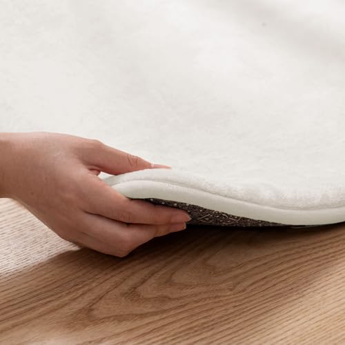 Image of 1.3 inch Thick Baby Floor Play Mat 50x50 Padded Foam Mat for Kids Cream