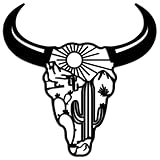 ARTINME Cow Metal Wall Art – Western Cactus Decor, Desert Wall Sculpture for Living Room, Bedroom, Indoor/Outdoor Southwestern Bathroom Decorations