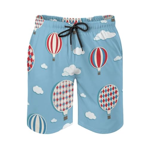 Short de bain homme montgolfière UMENG S maillot séchage rapide