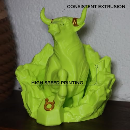 Image of Polymaker PETG Lime 3D Printer Filament 1.75mm 1kg, High Speed PETG up to 300mm /s, High Strength New Formula, Excellent Layer Adhesion, Warp Free, Compatible with Most 3D Printers