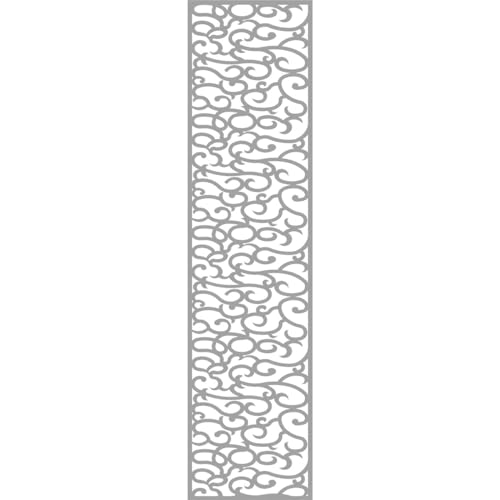 Image of 23 3 /8 inchW x 95 3 /8 inchH x 3 /8 inchT Walker Decorative Fretwork Wall Panels in Architectural Grade PVC