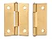 Produktbild FixTech 60305 - Scharniere 50x38x1,3mm - 4er Pack - Farbe: Messing / Gold