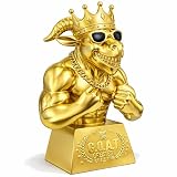 XiangAi Muscle Goat Trophy Award,G.O.A.T Greatest of All Time Funny Trophies for Adults, Resin Award for Fantasy Football, Office Desk, Best Player Trophy.