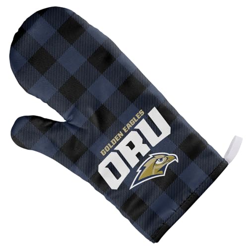 Oral Roberts University Buffalo Check Oven Mitt Kitchen and BBQ