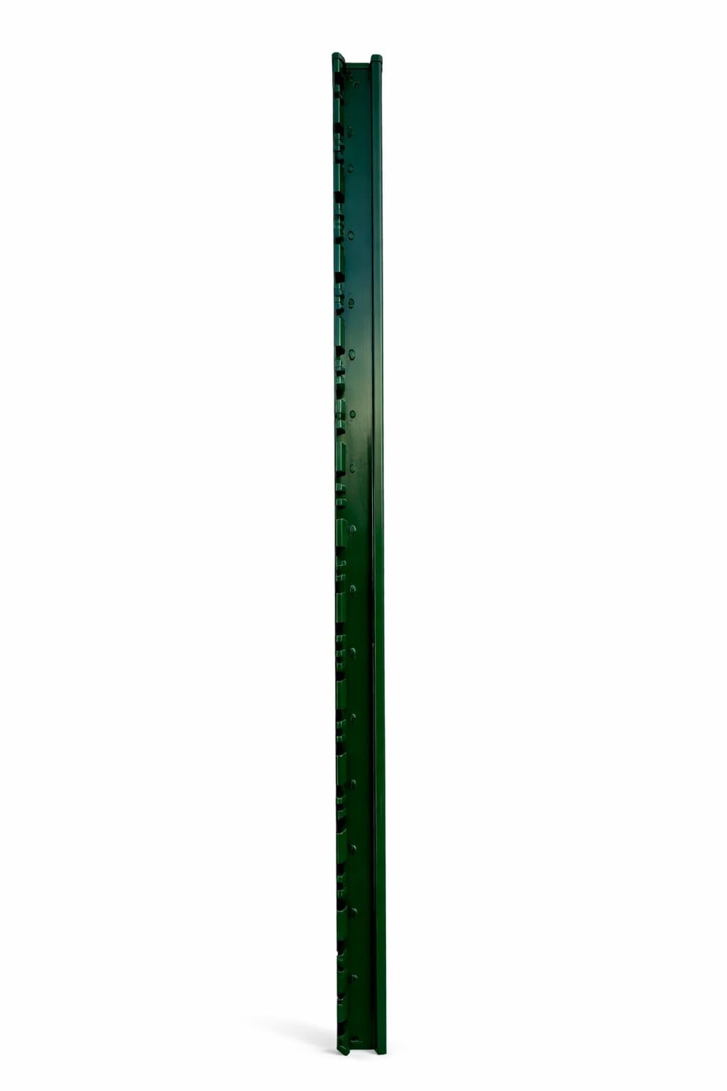 Poteaux de Clôture en Métal Vert à sceller en H 1m40 4 Pièces