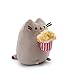 GUND Pusheen Snackables Popcorn Cat Stuffed Plush, Gray, 9.5 in
