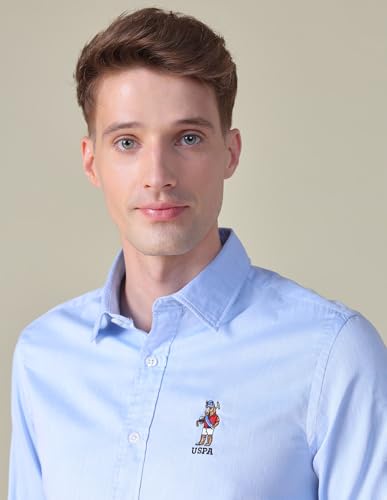 Image of U.S.Polo Association Men's Twill Tailored Fit Shirt