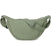 Micmores Handtas voor dames, nylon schoudertas, stijlvolle hobo tote bag, grote shoppertas, praktische schoudertas voor school, werk, reizen, winkelen, Kaki, Large