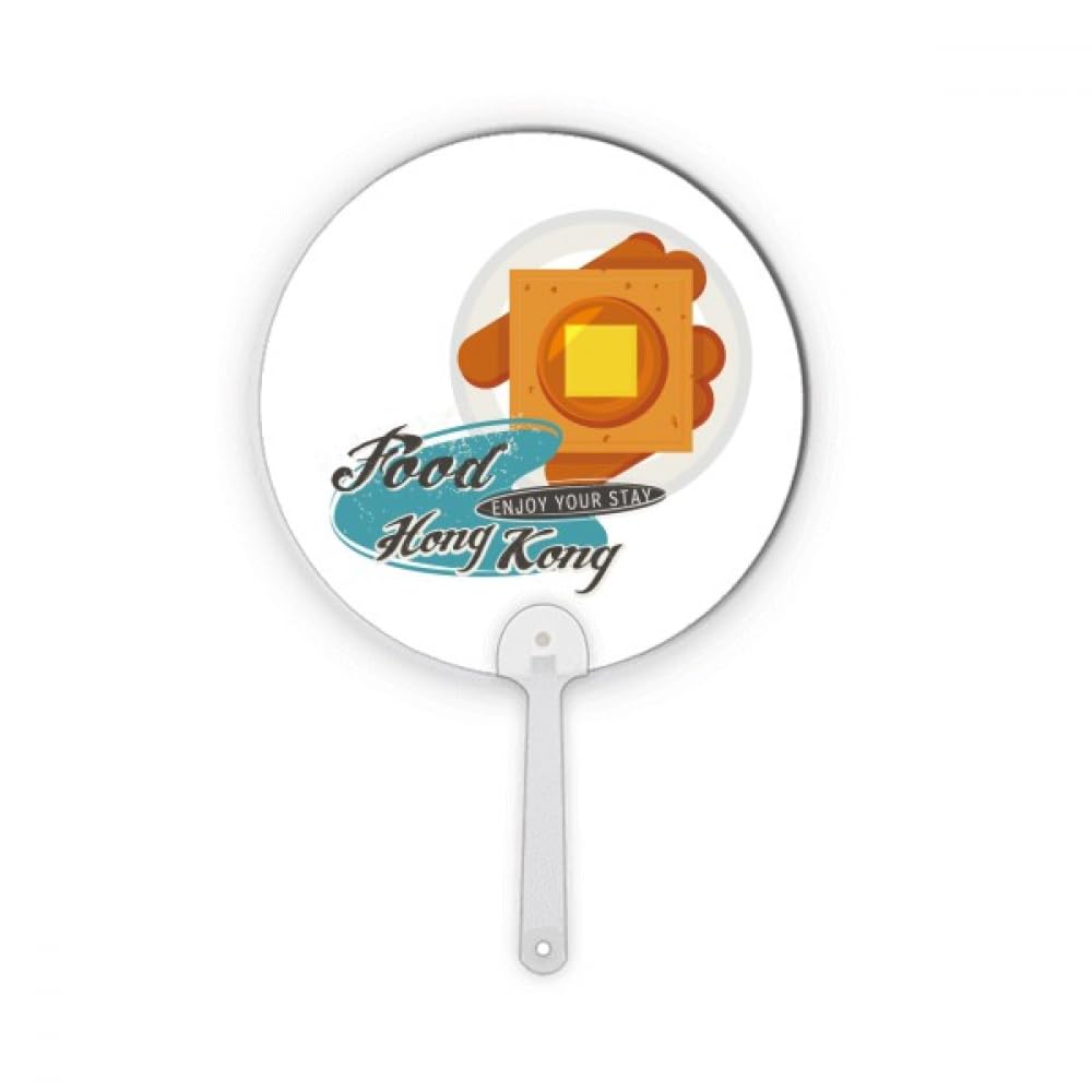 Hong Kong French Toast ornement plastique premium rond style China chic