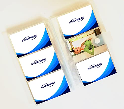 Kpop Photocard Holder Book,Photocard Sleeves,Photocard Binder,Business Card Book Holder, Card Protectors Sleeve Pages,Transparent, Portable, 240-Cards (for 3.5in Ã— 2.5in Photocard)