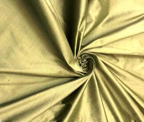 Soie Dupioni au mètre tissu soie vert pistache 137.2 cm de large pour couture