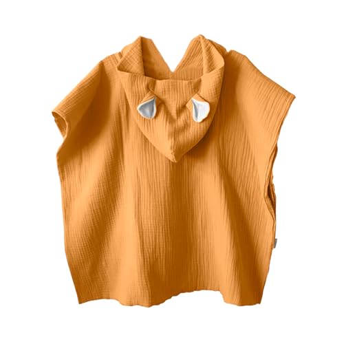 MIMUSELINA Badeponcho Baby – Badeponcho Kinder aus Musselin – Leichter...
