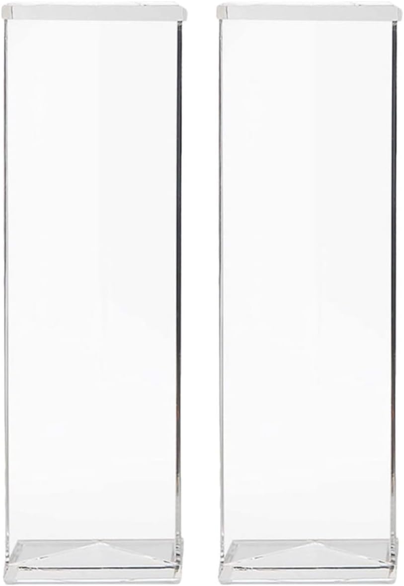 WOONEKY 2pcs Acrylic Serving Trays for Party and Wedding Food Display, Sturdy Dessert and Snack Storage Trays for Christmas Parties and Dining Table Use