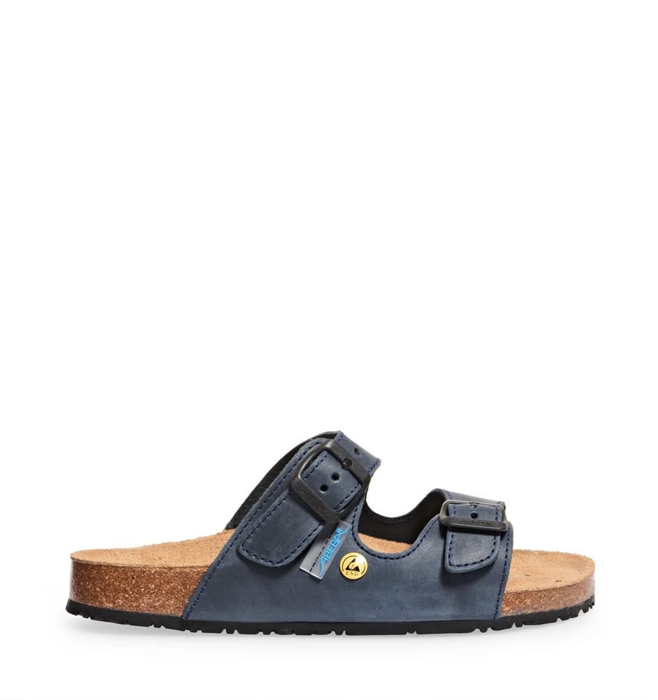 Abeba 4086-35 Size 35 "Nature ESD-Occupational Sandal - Blue