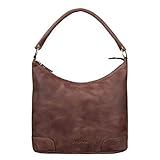 'Tessa' Große Vintage Leder Handtasche für Frauen vom deutschen Markenhersteller STILORD - elegant und vielseitig vom Shopping Trip bis zum Business Dinner