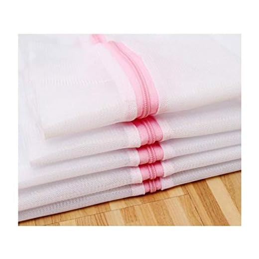 Kit 12 Sacos Lavar Papa Bolinha Lingerie Tela Organizador 40x50