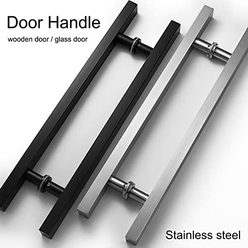 Poignée de porte en forme de H double face dorée pour porte de grange 150 cm - 5