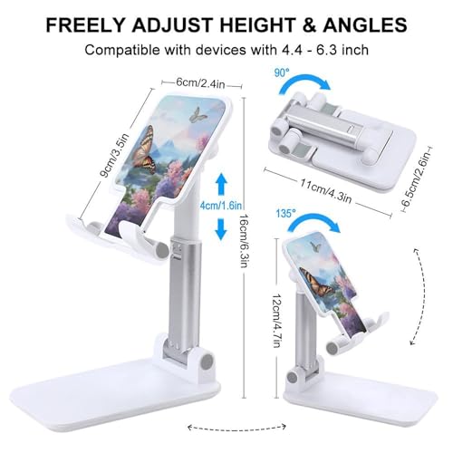 Support téléphone portable pliable universel papillon réglable - 2