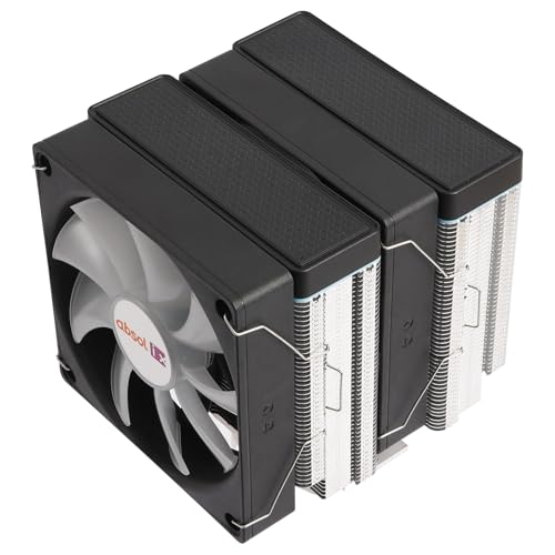 Image of IX20 ARGB Air Cooling CPU Cooler, Silver, Dual 120mm Fans | 6 Copper Heat Pipes, 5.00 x 5.4 x 6.2 inches, AMD AM4 /AM5 and Intel LGA 115X /1200 /1366 /1700 /1851 /2011, 265W TDP