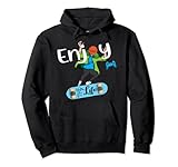 Enjoy the Life Basketball Skaten PC zocken Sport Sportfans Pullover Hoodie