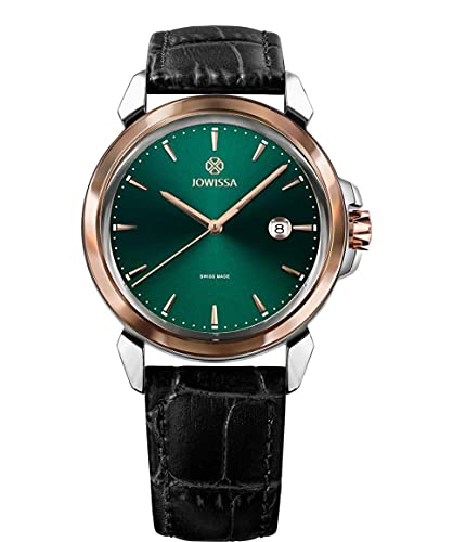JOWISSA Grün/Schwarz/Silber LeWy 3 Schweizer Herrenuhr J4.241.L