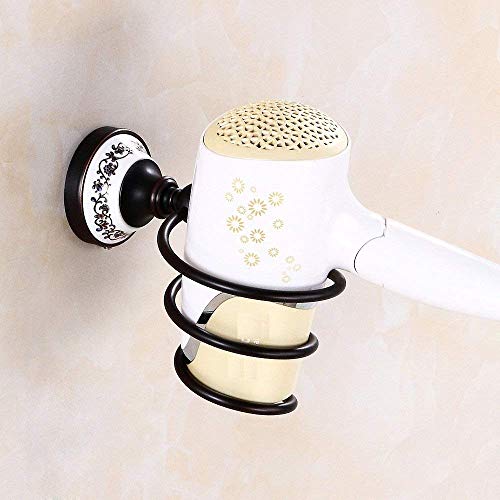 Support de sèche-cheveux antique GZZ en céramique de style européen pour hôtel