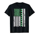 American Flag St Patricks Day T Shirt Vintage Irish Lucky T-Shirt
