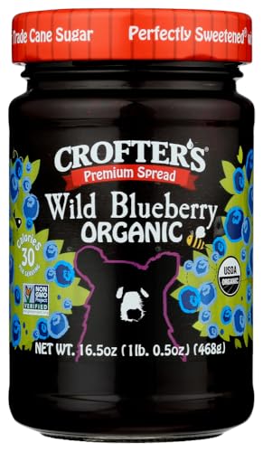 Crofters Spread Wild Blueberry Organic - 16.5 OZ (Pack of 6)
