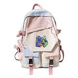 Rainbow Friend Cartable Sac à dos Partenaire Poupée Salive Étrange Lézard Bleu Ami Dessin Animé École primaire et secondaire Adulte, Homme et Femme, 28