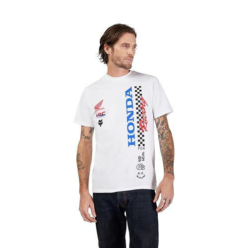 T-Shirt Fox Honda Optic White L