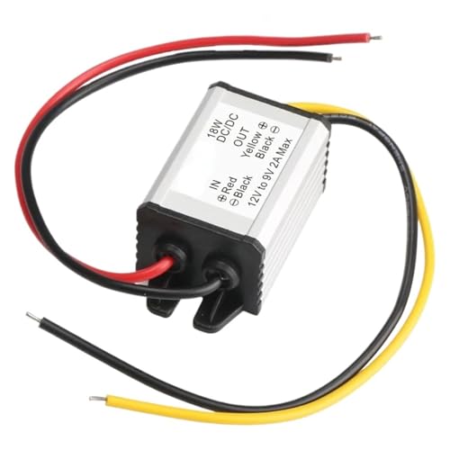 Convertisseur DC/DC 12V 24V à 9V 2A 18W étanche pour voiture