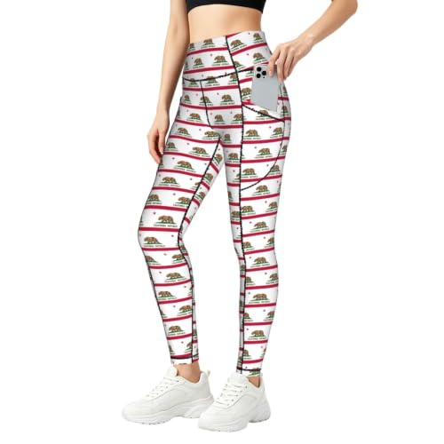 Leggings de California cómodos en un conjunto de entrenamiento versátil que no transparenta