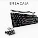 Logitech G512 Teclado Gaming Mecánico, RGB LIGHTSYNC, Teclas retroiluminadas, GX-Táctil Marrón, Aleación...
