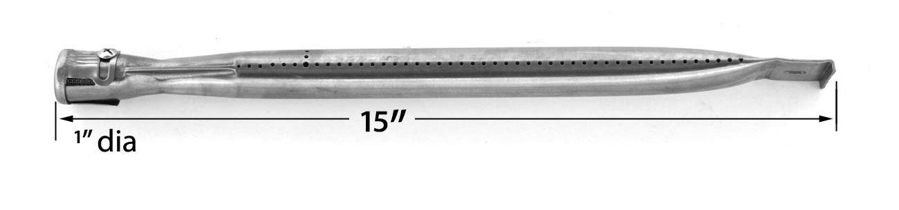 6 Universal-Edelstahl-Brenner Für Gasgrill – 38,1 Cm, Passend Für Grill Master, Charbroil & Mehr
