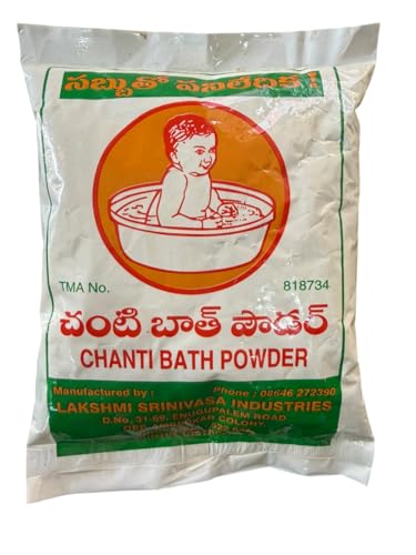 Image of Chanti Bath Powder | 100% Natural Herbal Cleanser for Skin & Hair | Safe for Infants & Adults | Soap-Free Ayurvedic Bath Powder | Chemical-Free Body & Hair Wash | A++ Grade, 250g (250g x 1 Pc)