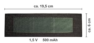 Edi-Tronic Flexible Solarzelle 1,5V 0,5A