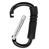 Ethan & Emma Stroller Hooks - Carabiner Shape Design for Reinforced Strength - Organizer Hook Clip f