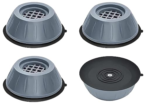 BigPlayer Vibration Pads for Washing Machine 4 Pcs Shock and Noise Cancelling Washer Dryer Support Anti-Walk Foot Pads Anti Slip Fridge Bed Leveling Mat Isolation Rubber Feet Mat Against Walking (B0CG3KZFFH) Amazon Price History, Amazon Price Tracker