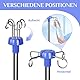 Infusionsständer, Medizinischer Infusionsset Infusionsbeutelständer Mit Abnehmbarem Infusionsbeutelhalter, Höhenverstellbar 113cm-195cm, Mit 4 Haken und Robuster Basis