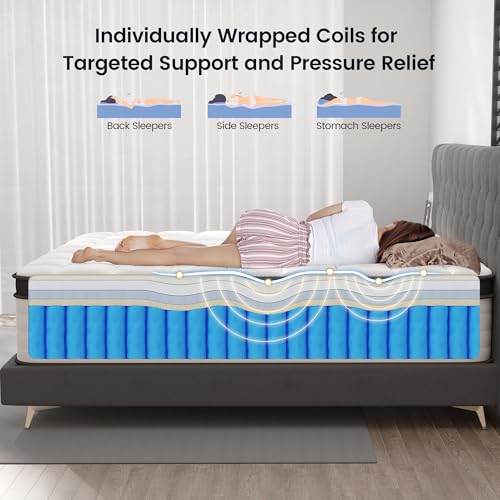 Letmoon Queen Mattress, 12 Inch Hybrid Queen Size Mattresses thumb #3